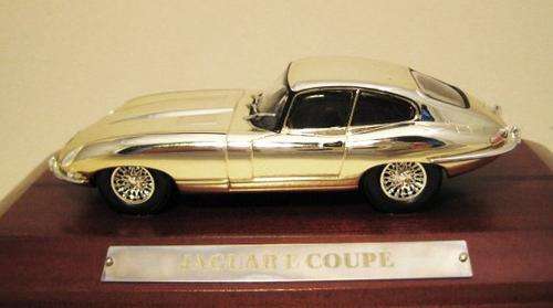 JAGUAR E COUPE Silver-Cars ATLAS EDITION 1:43 Model Car-MINT IN SEALED BOX